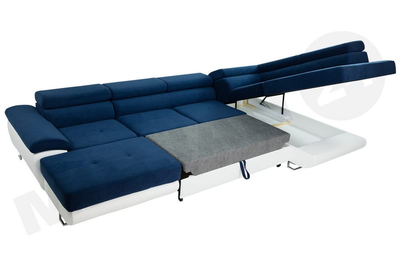 Sovesofa 4-Pers. U-formet 345x202 cm Venstre - Sovesofaer - Sovesofa chaiselong