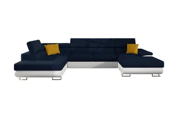 Sovesofa 4-Pers. U-formet 345x202 cm Venstre - Møbler - Sofaer - Sovesofaer