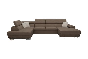 Sovesofa 4-Pers. U-formet 345x202 cm Venstre - Møbler - Sofaer - Sovesofaer