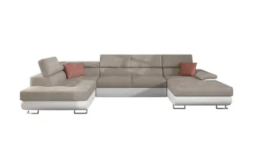 Sovesofa 4-Pers. U-formet 345x202 cm Venstre - Møbler - Sofaer - Sovesofaer