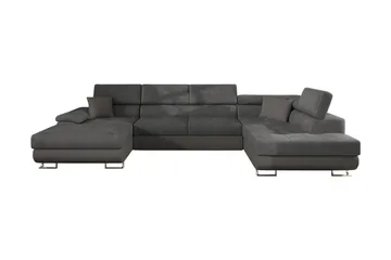 Sovesofa 4-Pers. U-formet 345x202 cm Højre - Møbler - Sofaer - Sovesofaer