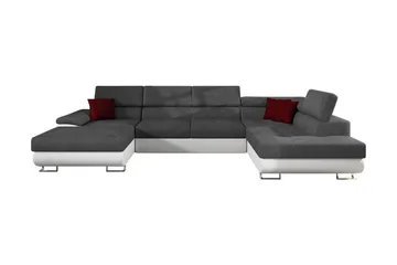 Sovesofa 4-Pers. U-formet 345x202 cm Højre - Møbler - Sofaer - Sovesofaer