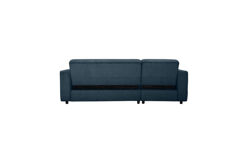 Sovesofa Allie Blå, Cordoroy, 82x229x154 cm - Blå, Cordoroy, 82x229x154 cm - Møbler - Sofaer - Sovesofaer