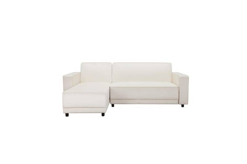 Sovesofa Allie Creme, Velour, 82x229x154 cm - Creme, Velour, 82x229x154 cm - Møbler - Sofaer - Sovesofaer