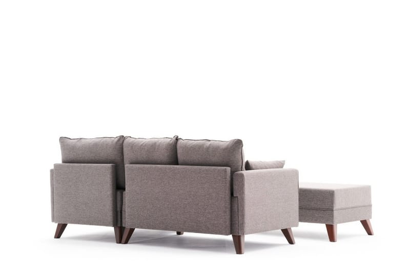 Antigua Mini Sovesofa med Chaiselong Højre - Brun - Møbler - Sofaer - Sovesofaer - Sovesofa chaiselong