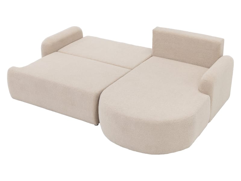 Branrel 3-personers sofa med chaiselong - blå - Møbler - Sofaer - Sovesofaer - Sovesofa chaiselong
