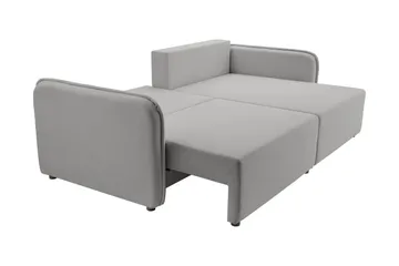 Chandru Sovesofa med Chaiselong 3-personers - Sort - Møbler - Sofaer - Sovesofaer - Sovesofa chaiselong