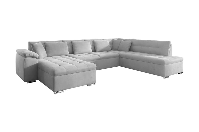 Dynir Sovesofa m. Chaiselonger 4-Pers. - Hvid - Møbler - Sofaer - Sovesofaer - Sovesofa chaiselong