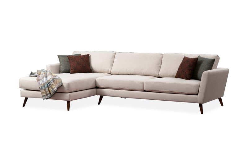 Gajanejos Chaiselongsofa - Beige - Sovesofaer - Sovesofa chaiselong