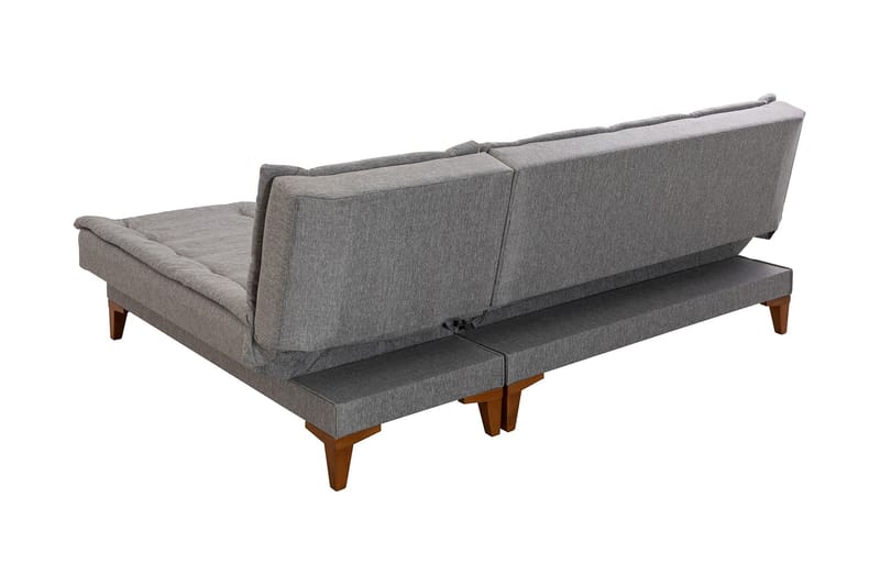 Hunterville Sovesofa m. Chaiselong 4-Pers. 107x205 - Grå - Sovesofaer - Sovesofa chaiselong