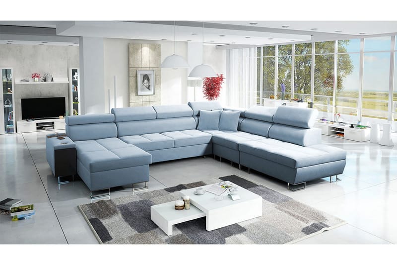 Morenia Sovesofa m. To Chaiselonger - Møbler - Sofaer - Sovesofaer - Sovesofa chaiselong