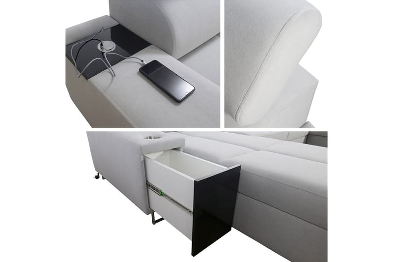 Morenia Sovesofa m. To Chaiselonger - Møbler - Sofaer - Sovesofaer - Sovesofa chaiselong