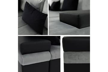 Naoma Hjørnesovesofa Chaiselong Højre - Mørkeblå - Møbler - Sofaer - Sovesofaer - Sovesofa chaiselong