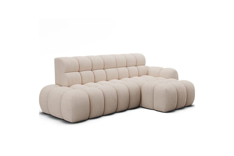 Sectional Eltap Ceedro 283x165x98 cm - Jarell 20, Beige, Højre - Møbler - Sofaer - Sovesofaer - Sovesofa chaiselong