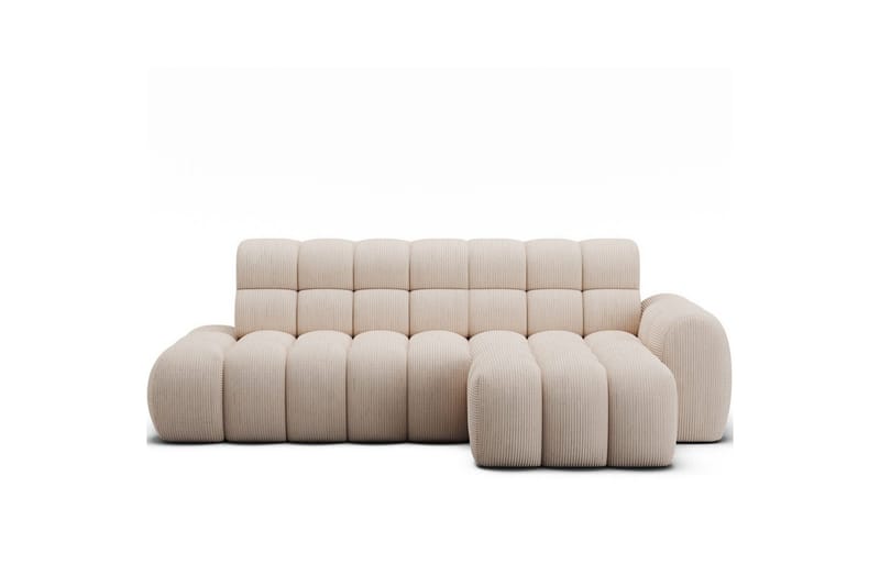 Sectional Eltap Ceedro 283x165x98 cm, Jarell 20, Beige, Højre