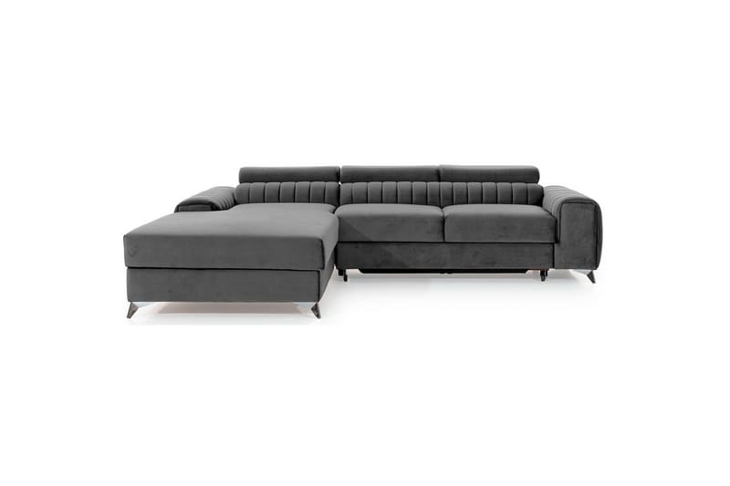 Sectional Eltap Grayson 278x205x92 cm, Nube 4, Lysegrå, Venstre