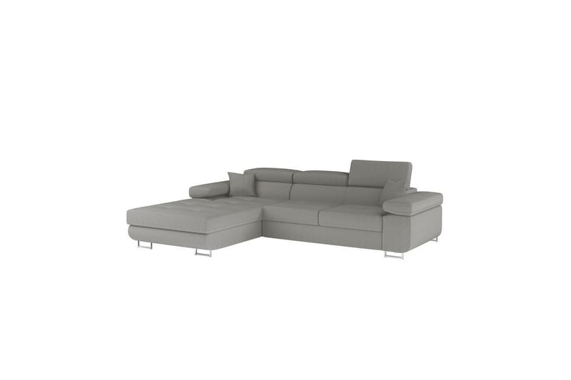 Sektionssofa Eltap Armando 289x85x203 cm - Jarell 03, Lysegrå, Venstre - Møbler - Sofaer - Sovesofaer - Sovesofa chaiselong