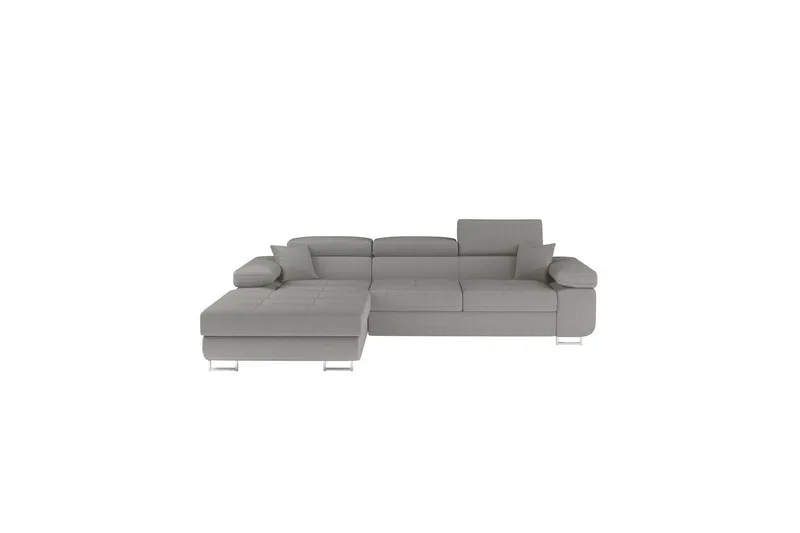 Sektionssofa Eltap Armando 289x85x203 cm, Jarell 03, Lysegrå, Venstre