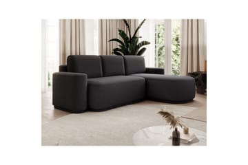 Sektionssofa Eltap Aurumm 285x92x180 cm - Enjoy 05, Mørkegrå, Højre - Møbler - Sofaer - Sovesofaer - Sovesofa chaiselong