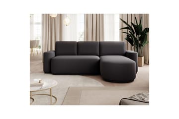 Sektionssofa Eltap Aurumm 285x92x180 cm - Enjoy 05, Mørkegrå, Højre - Møbler - Sofaer - Sovesofaer - Sovesofa chaiselong
