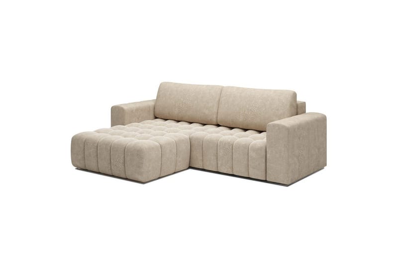 Sektionssofa Eltap Bonett 250x175x92 cm - Dora 21 Beige, Venstre - Møbler - Sofaer - Sovesofaer - Sovesofa chaiselong