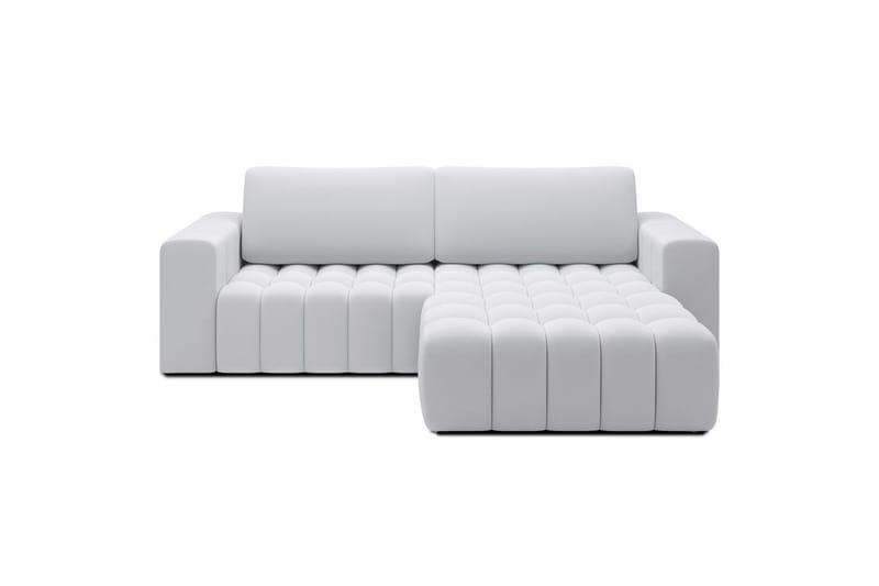 Sektionssofa Eltap Bonett 250x175x92 cm, Solar 01, Hvid, Højre