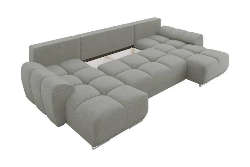 Simerly Sovesofa Dobbeltdivan 4-personers - Beige - Møbler - Sofaer - Sovesofaer - Sovesofa chaiselong