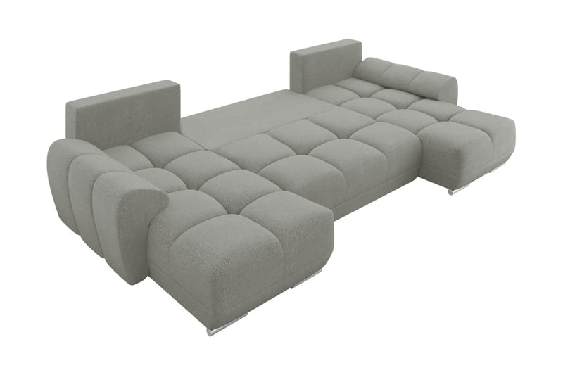 Simerly Sovesofa Dobbeltdivan 4-personers - Beige - Møbler - Sofaer - Sovesofaer - Sovesofa chaiselong