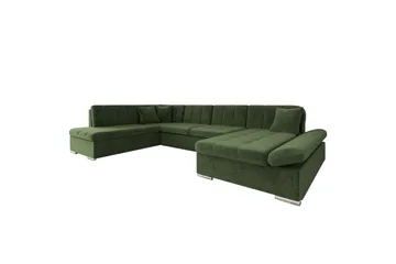 Zumar Sovesofa med Chaiselong og Dobbelt Chaiselong 4-personers i Chenille