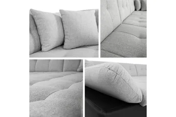Zumar Sovesofa med Chaiselong og Dobbelt Chaiselong 4-personers i Chenille - Grøn - Møbler - Sofaer - Sovesofaer - Sovesofa chaiselong