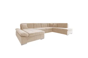 Zumar Sovesofa med Chaiselong og Dobbelt Chaiselong 4-personers i Chenille
