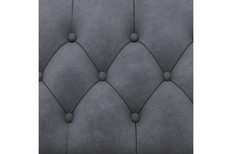 Sovesofa Felix 241x154x83 cm, Antracit, Velour - 241x154x83 cm, Antracit, Velour - Møbler - Sofaer - Sovesofaer