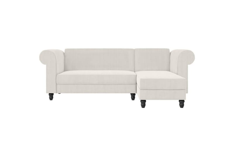Sovesofa Felix II 241x154x83 cm, Creme - 241x154x83 cm, Creme - Møbler - Sofaer - Sovesofaer