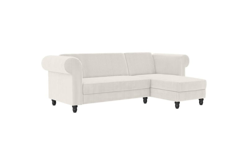 Sovesofa Felix II 241x154x83 cm, Creme - 241x154x83 cm, Creme - Møbler - Sofaer - Sovesofaer