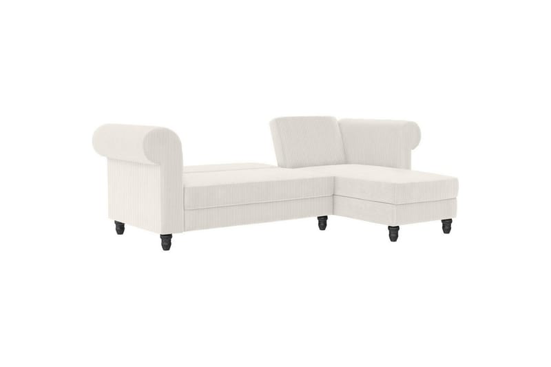 Sovesofa Felix II 241x154x83 cm, Creme - 241x154x83 cm, Creme - Møbler - Sofaer - Sovesofaer