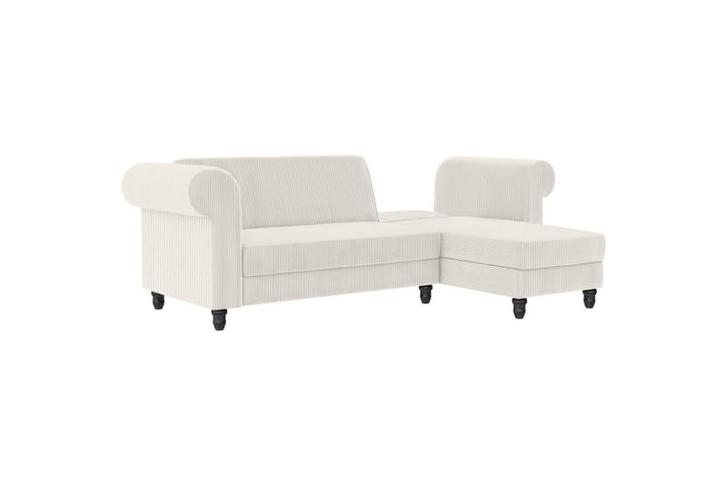 Sovesofa Felix II 241x154x83 cm, Creme - 241x154x83 cm, Creme - Møbler - Sofaer - Sovesofaer