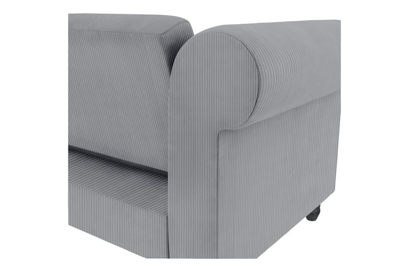 Sovesofa Felix II 241x154x83 cm, Grå - 241x154x83 cm, Grå - Møbler - Sofaer - Sovesofaer