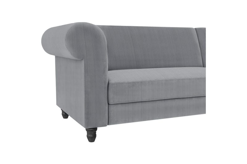 Sovesofa Felix II 241x154x83 cm, Grå - 241x154x83 cm, Grå - Møbler - Sofaer - Sovesofaer