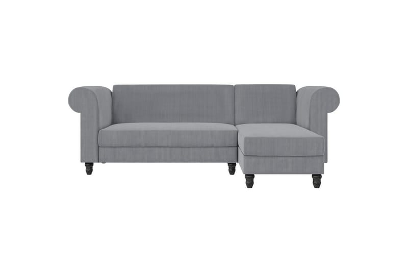Sovesofa Felix II 241x154x83 cm, Grå - 241x154x83 cm, Grå - Møbler - Sofaer - Sovesofaer