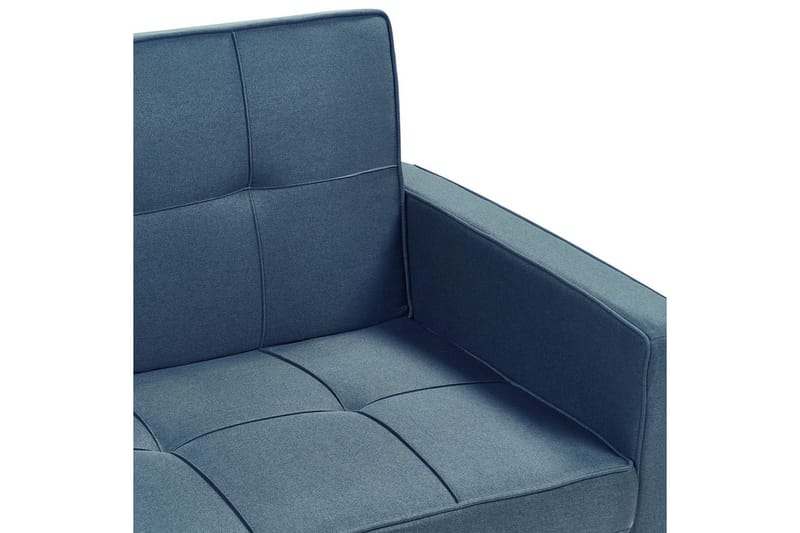 Sovesofa Glomma - Blå, sort - Møbler - Sofaer - Sovesofaer