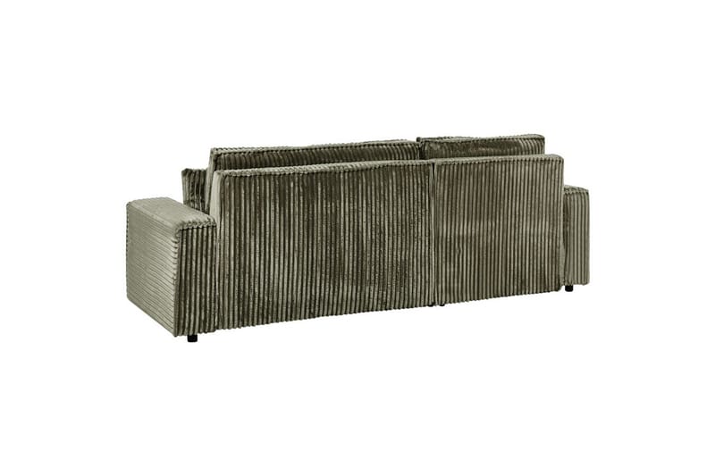 Sovesofa højrevendt Abacka - Grøn, sort - Møbler - Sofaer - Sovesofaer