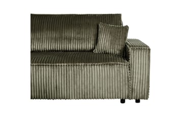 Sovesofa højrevendt Abacka - Grøn, sort - Møbler - Sofaer - Sovesofaer