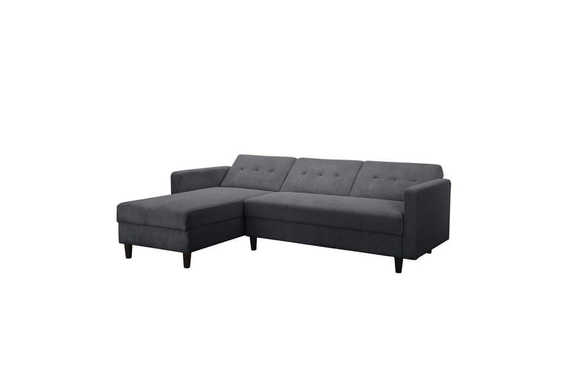 Sovesofa Hartford II 213x153x82 cm, Antracit - 213x153x82 cm, Antracit - Møbler - Sofaer - Sovesofaer
