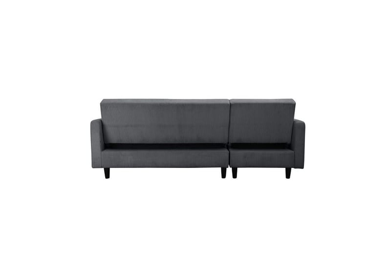 Sovesofa Hartford II 213x153x82 cm, Antracit - 213x153x82 cm, Antracit - Møbler - Sofaer - Sovesofaer