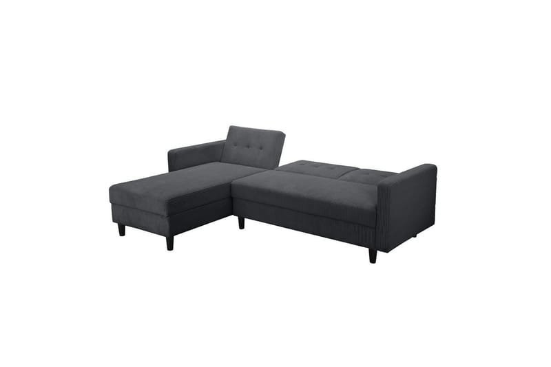 Sovesofa Hartford II 213x153x82 cm, Antracit - 213x153x82 cm, Antracit - Møbler - Sofaer - Sovesofaer