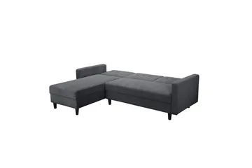 Sovesofa Hartford II 213x153x82 cm, Antracit - 213x153x82 cm, Antracit - Møbler - Sofaer - Sovesofaer