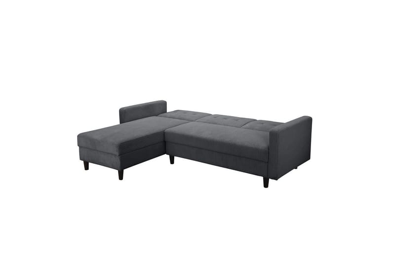 Sovesofa Hartford II 213x153x82 cm, Antracit - 213x153x82 cm, Antracit - Møbler - Sofaer - Sovesofaer