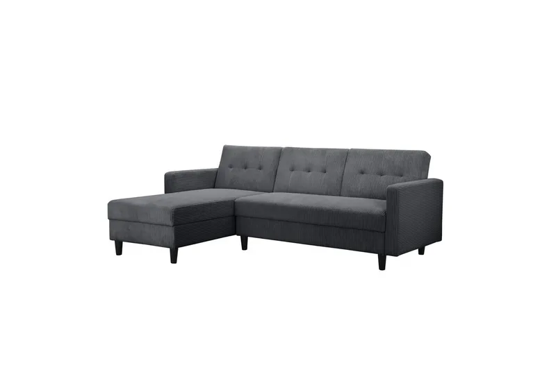 Sovesofa Hartford II 213x153x82 cm, Antracit, 213x153x82 cm, Antracit