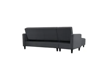 Sovesofa Hartford II 213x153x82 cm, Antracit - 213x153x82 cm, Antracit - Møbler - Sofaer - Sovesofaer