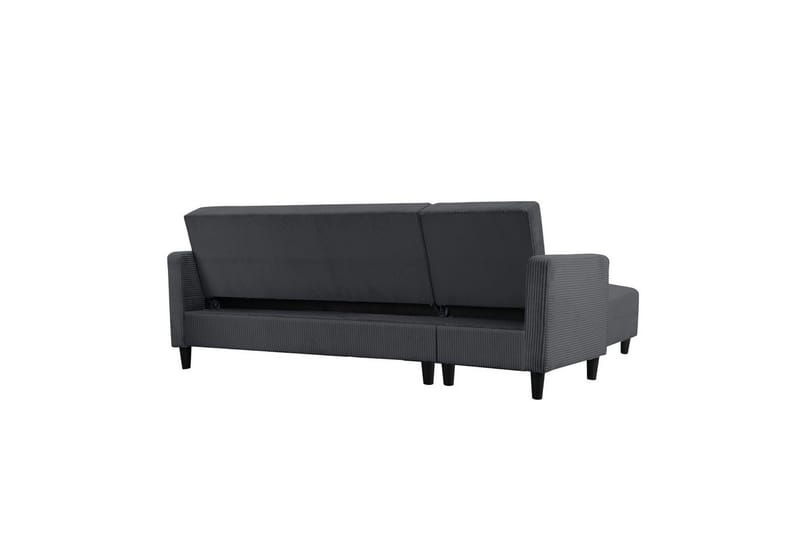 Sovesofa Hartford II 213x153x82 cm, Antracit - 213x153x82 cm, Antracit - Møbler - Sofaer - Sovesofaer
